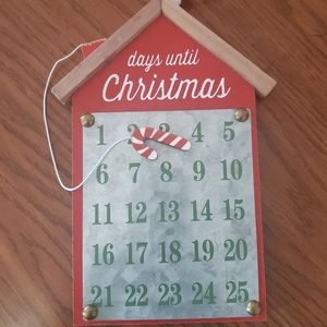 christmas board "days until Christmas "